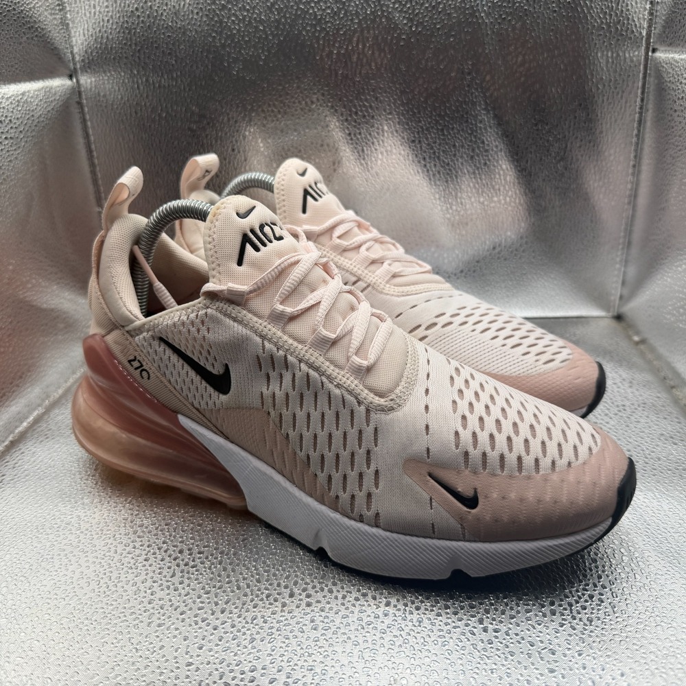 Size 9.5 Nike Air Max 270 Low Light Soft Pink Womens Running Shoes AH6789-604